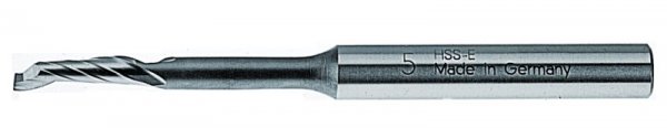 HSS/Co-Einzahnfräser für Alu, 12,0 mm Ø x 14 x 80 mm, Schaft 10 mm Ø
