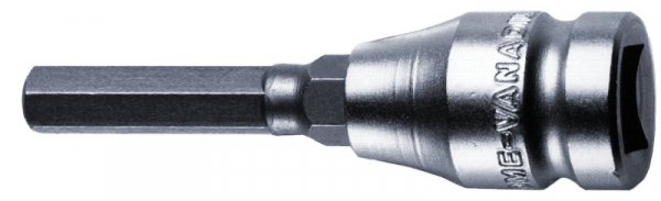CV-Innensechskant-Steckschlüsseleins. 1/2" Antrie 10,0 mm SW x 140 mm lang