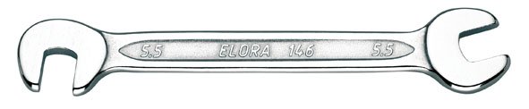 Doppelmaulschlüssel, klein, ELORA-146-4,5x4,5 mm