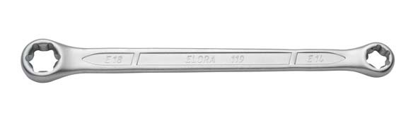 Doppelringschlüssel für Außen-TORX®-Schrauben, ELORA-119TXE-6x8 mm