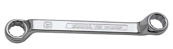 Doppelringschlüssel, kurz, ELORA-112A-7/16"x1/2"