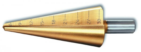 HSS-TIN Blechschälbohrer, 6-20 mm