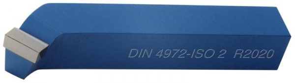 Gebogener Drehemeißel DIN 4972 ISO 2, 16x16x110mm, K 10/20