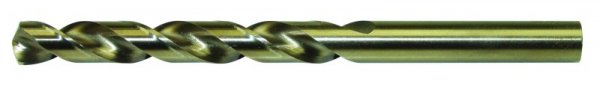 Spiralbohrer DIN 338 Typ N aus HSS/Co 10,5 mm Ø, goldfinish
